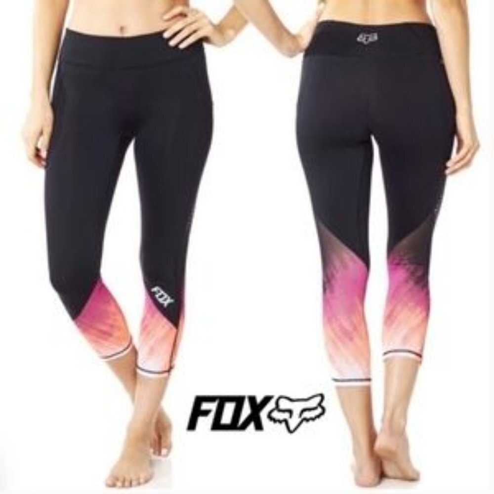 FOX Racing Hyped Capri Leggings With Mesh Medium